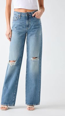 Jeansy damskie na lato Guess ze sklepu: Gomez Fashion Store w kategorii: Jeansy damskie - zdjęcie 874714-BD9-10338_GJ264W00005330E