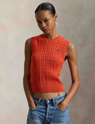 Kamizelka damska letnia na wiosnę Polo Ralph Lauren ze sklepu: Gomez Fashion Store w kategorii: Kamizelki damskie - zdjęcie 874714-BD9-10338_PR262W000107EYY
