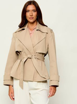 Płaszcz damski na wiosnę BOSS BLACK ze sklepu: Gomez Fashion Store w kategorii: Płaszcze damskie - zdjęcie 874714-BD9-10338_BB264W000030926