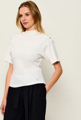 Tommy Hilfiger - Bluzka damska na zimę ze sklepu: Gomez Fashion Store w kategorii: Bluzki damskie - zdjęcie 874714-BD9-10338_TH265W000080F31