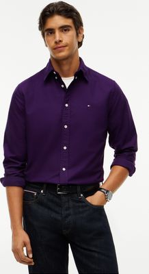 Koszula męska gładka Tommy Hilfiger ze sklepu: Gomez Fashion Store w kategorii: Koszule męskie - zdjęcie 874714-BD9-10338_TH265M00000513Q