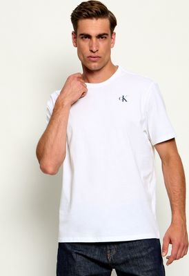 T-shirt męski sportowy gładki Calvin Klein Jeans ze sklepu: Gomez Fashion Store w kategorii: T-shirty męskie - zdjęcie 874714-BD9-10338_CJ265M000015210