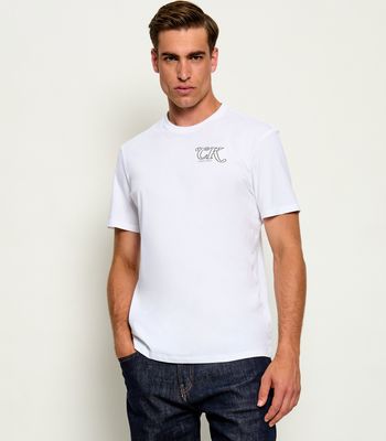 Calvin Klein Jeans - T-shirt męski w sportowym stylu ze sklepu: Gomez Fashion Store w kategorii: T-shirty męskie - zdjęcie 874714-BD9-10338_CJ265M000017210