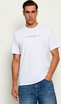 T-shirt męski elegancki Calvin Klein ze sklepu: Gomez Fashion Store w kategorii: T-shirty męskie - zdjęcie 874714-BD9-10338_CK265M000033257