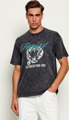 T-shirt męski Replay ze sklepu: Gomez Fashion Store w kategorii: T-shirty męskie - zdjęcie 874714-BD9-10338_RY265M000018B01