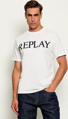 T-shirt męski Replay ze sklepu: Gomez Fashion Store w kategorii: T-shirty męskie - zdjęcie 874714-BD9-10338_RY265M000033082