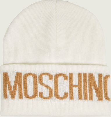 Czapka zimowa damska wiosenny Moschino ze sklepu: Gomez Fashion Store w kategorii: Czapki zimowe damskie - zdjęcie 874714-BD9-10338_MO265W000006002