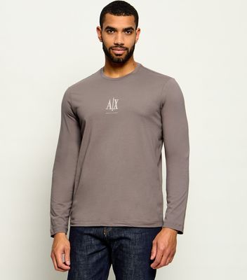 T-shirt męski zimowy Armani Exchange ze sklepu: Gomez Fashion Store w kategorii: T-shirty męskie - zdjęcie 874714-BD9-10338_AX265M000018I66