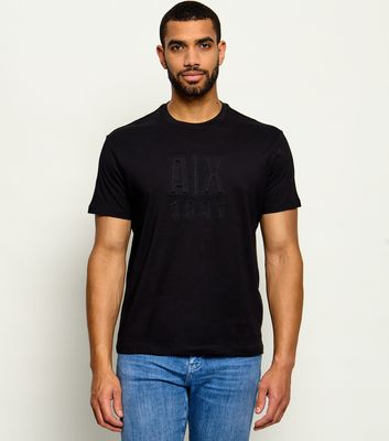 Armani Exchange - T-shirt męski letni ze sklepu: Gomez Fashion Store w kategorii: T-shirty męskie - zdjęcie 874714-BD9-10338_AX265M000028H50