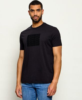 T-shirt męski casual Armani Exchange ze sklepu: Gomez Fashion Store w kategorii: T-shirty męskie - zdjęcie 874714-BD9-10338_AX265M000029H50