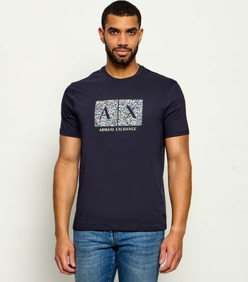 T-shirt męski na lato Armani Exchange ze sklepu: Gomez Fashion Store w kategorii: T-shirty męskie - zdjęcie 874714-BD9-10338_AX265M000036I94