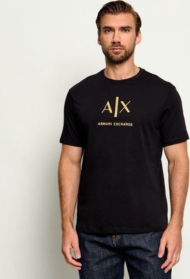 T-shirt męski letni Armani Exchange ze sklepu: Gomez Fashion Store w kategorii: T-shirty męskie - zdjęcie 874714-BD9-10338_AX265M000038H50