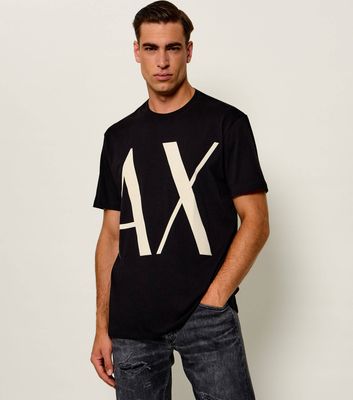 T-shirt męski na lato Armani Exchange ze sklepu: Gomez Fashion Store w kategorii: T-shirty męskie - zdjęcie 874714-BD9-10338_AX265M000053H50