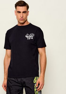 T-shirt męski na lato Plein Sport ze sklepu: Gomez Fashion Store w kategorii: T-shirty męskie - zdjęcie 874714-BD9-10338_PS262M000064102