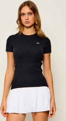 Bluzka damska na wiosnę casualowa Lacoste ze sklepu: Gomez Fashion Store w kategorii: Bluzki damskie - zdjęcie 874714-BD9-10338_LA265W000003624