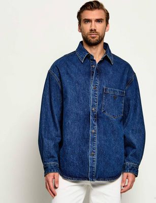 Koszula męska casual Emporio Armani ze sklepu: Gomez Fashion Store w kategorii: Koszule męskie - zdjęcie 874714-BD9-10338_EA265M000054N67