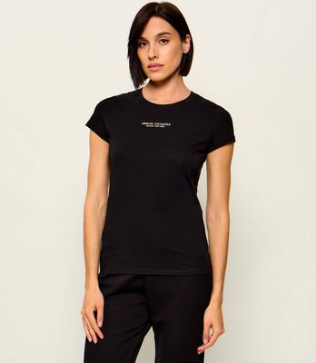 Bluzka damska elegancka Armani Exchange ze sklepu: Gomez Fashion Store w kategorii: Bluzki damskie - zdjęcie 874714-BD9-10338_AX265W000019J27