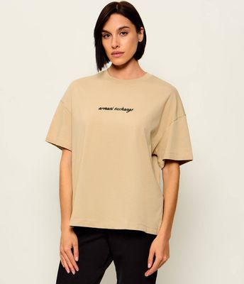Bluzka damska elegancka Armani Exchange ze sklepu: Gomez Fashion Store w kategorii: Bluzki damskie - zdjęcie 874714-BD9-10338_AX265W000028K59
