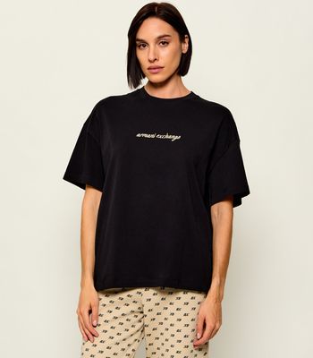 Bluzka damska elegancka Armani Exchange ze sklepu: Gomez Fashion Store w kategorii: Bluzki damskie - zdjęcie 874714-BD9-10338_AX265W000028H50