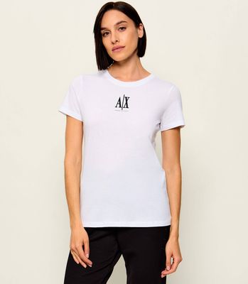 Bluzka damska w sportowym stylu Armani Exchange ze sklepu: Gomez Fashion Store w kategorii: Bluzki damskie - zdjęcie 874714-BD9-10338_AX265W000034H55
