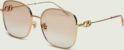 Valentino - Okulary przeciwsłoneczne damskie na lato ze sklepu: Gomez Fashion Store w kategorii: Okulary przeciwsłoneczne damskie - zdjęcie 874714-BD9-10338_VO262W000063080