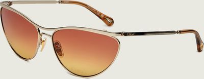 Okulary przeciwsłoneczne damskie casualowy Chloe ze sklepu: Gomez Fashion Store w kategorii: Okulary przeciwsłoneczne damskie - zdjęcie 874714-BD9-10338_CH262W000017004