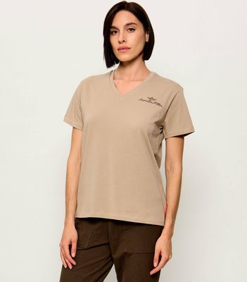 Bluzka damska zimowa Aeronautica Militare ze sklepu: Gomez Fashion Store w kategorii: Bluzki damskie - zdjęcie 874714-BD9-10338_AM264W000009477