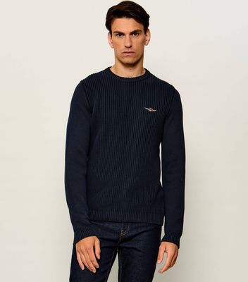 Sweter męski zimowy Aeronautica Militare ze sklepu: Gomez Fashion Store w kategorii: Swetry męskie - zdjęcie 874714-BD9-10338_AM265M000043001