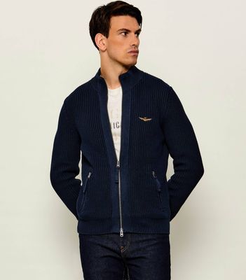 Sweter męski zimowy Aeronautica Militare ze sklepu: Gomez Fashion Store w kategorii: Swetry męskie - zdjęcie 874714-BD9-10338_AM265M000052001
