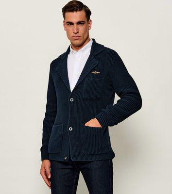 Sweter męski na zimę Aeronautica Militare ze sklepu: Gomez Fashion Store w kategorii: Swetry męskie - zdjęcie 874714-BD9-10338_AM265M000053001