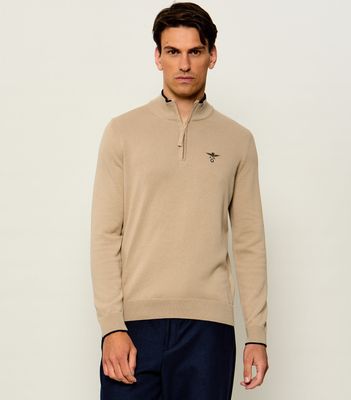 Sweter męski Aeronautica Militare ze sklepu: Gomez Fashion Store w kategorii: Swetry męskie - zdjęcie 874714-BD9-10338_AM265M000054476