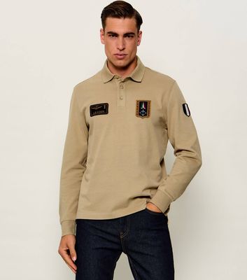 Aeronautica Militare - T-shirt męski na lato ze sklepu: Gomez Fashion Store w kategorii: T-shirty męskie - zdjęcie 874714-BD9-10338_AM265M000066476