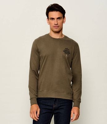 Bluza męska jesienna Aeronautica Militare ze sklepu: Gomez Fashion Store w kategorii: Bluzy męskie - zdjęcie 874714-BD9-10338_AM265M000076433