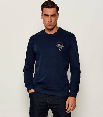 Bluza męska jesienna Aeronautica Militare ze sklepu: Gomez Fashion Store w kategorii: Bluzy męskie - zdjęcie 874714-BD9-10338_AM265M000076001