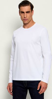 T-shirt męski w sportowym stylu gładki TIGER OF SWEDEN ze sklepu: Gomez Fashion Store w kategorii: T-shirty męskie - zdjęcie 874714-BD9-10338_TG265M000032074