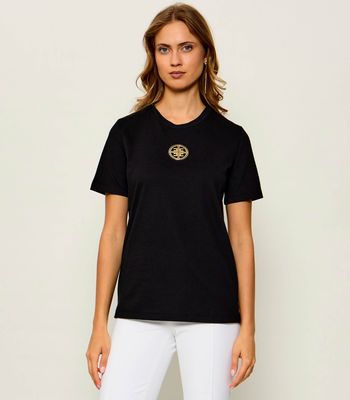 Bluzka damska na wiosnę Elisabetta Franchi ze sklepu: Gomez Fashion Store w kategorii: Bluzki damskie - zdjęcie 874714-BD9-10338_EF264W000118110