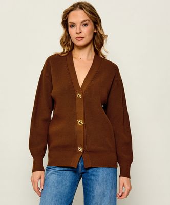Elisabetta Franchi - Sweter damski ze sklepu: Gomez Fashion Store w kategorii: Swetry damskie - zdjęcie 874714-BD9-10338_EF264W000124E86