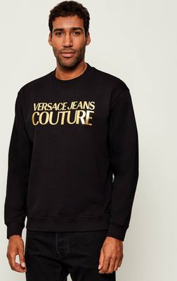 Bluza męska z napisami w sportowym stylu Versace Jeans Couture ze sklepu: Gomez Fashion Store w kategorii: Bluzy męskie - zdjęcie 874714-BD9-10338_VR265M000007A06