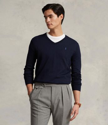 Sweter męski klasyczny Polo Ralph Lauren ze sklepu: Gomez Fashion Store w kategorii: Swetry męskie - zdjęcie 874714-BD9-10338_PR175M000258D11