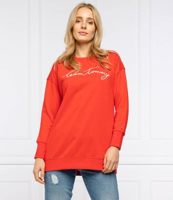 Bluza damska z napisami Tommy Hilfiger ze sklepu: Gomez Fashion Store w kategorii: Bluzy damskie - zdjęcie 874714-BD9-10338_TH182W000125659