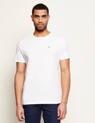 T-shirt męski gładki Tommy Hilfiger Underwear ze sklepu: Gomez Fashion Store w kategorii: T-shirty męskie - zdjęcie 874714-BD9-10338_TH185M000291100