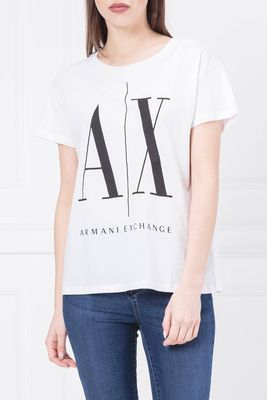 Bluzka damska Armani Exchange ze sklepu: Gomez Fashion Store w kategorii: Bluzki damskie - zdjęcie 874714-BD9-10338_AX192W000130794