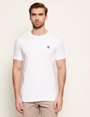 T-shirt męski na wiosnę Calvin Klein Jeans ze sklepu: Gomez Fashion Store w kategorii: T-shirty męskie - zdjęcie 874714-BD9-10338_CJ201M000018210