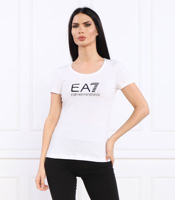 Bluzka damska zimowa EA7 ze sklepu: Gomez Fashion Store w kategorii: Bluzki damskie - zdjęcie 874714-BD9-10338_E7202W000028425
