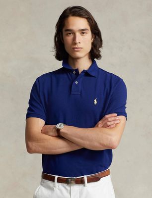 T-shirt męski sportowy bez wzorów Polo Ralph Lauren ze sklepu: Gomez Fashion Store w kategorii: T-shirty męskie - zdjęcie 874714-BD9-10338_PR202M000107Y71