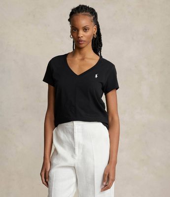 Bluzka damska bez wzorów Polo Ralph Lauren ze sklepu: Gomez Fashion Store w kategorii: Bluzki damskie - zdjęcie 874714-BD9-10338_PR202W000032B74