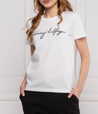 Bluzka damska na wiosnę Tommy Hilfiger ze sklepu: Gomez Fashion Store w kategorii: Bluzki damskie - zdjęcie 874714-BD9-10338_TH202W000255100