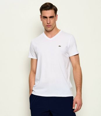 T-shirt męski Lacoste ze sklepu: Gomez Fashion Store w kategorii: T-shirty męskie - zdjęcie 874714-BD9-10338_LA202M000046001
