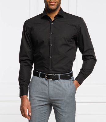 Koszula męska casual jesienna HUGO ze sklepu: Gomez Fashion Store w kategorii: Koszule męskie - zdjęcie 874714-BD9-10338_BU204M000068001