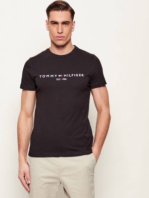 T-shirt męski w sportowym stylu z napisami Tommy Hilfiger ze sklepu: Gomez Fashion Store w kategorii: T-shirty męskie - zdjęcie 874714-BD9-10338_TH205M000173D01